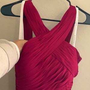 Azazie Burgundy Bridesmaid Dress